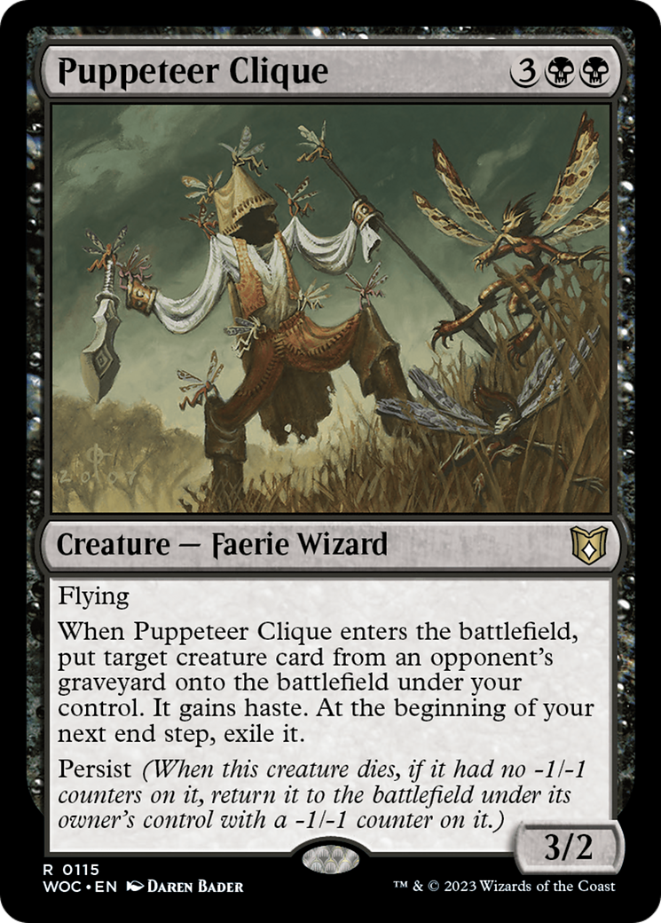 Puppeteer Clique (115) [Wilds of Eldraine Commander] - Deck Out Gaming