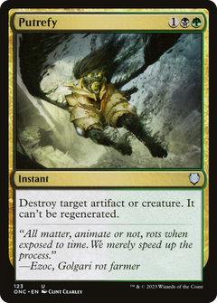 Putrefy (123) [Commander: Phyrexia: All Will Be One] - Deck Out Gaming