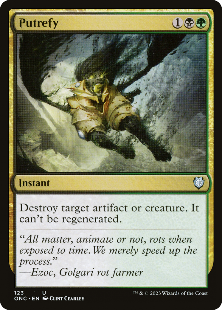 Putrefy (123) [Commander: Phyrexia: All Will Be One] - Deck Out Gaming