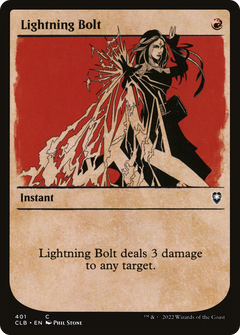 Lightning Bolt (Showcase) (401) [Commander Legends: Battle for Baldur's Gate] foil - Deck Out Gaming