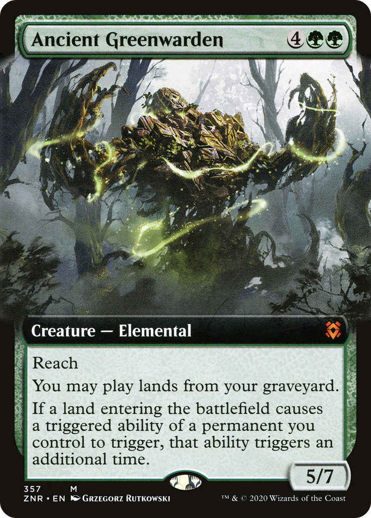 Ancient Greenwarden (Extended Art) (357) [Zendikar Rising] - Deck Out Gaming