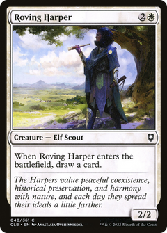 Roving Harper (40) [Commander Legends: Battle for Baldur's Gate] foil - Deck Out Gaming