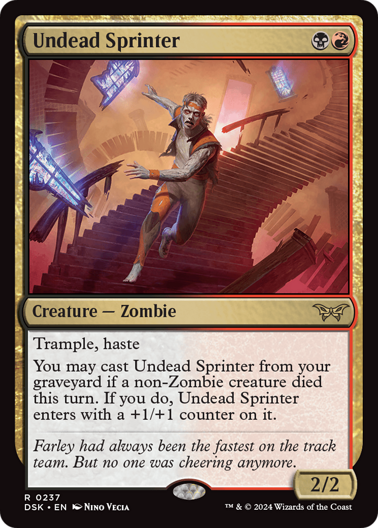 Undead Sprinter (237) [Duskmourn: House of Horror] - Deck Out Gaming