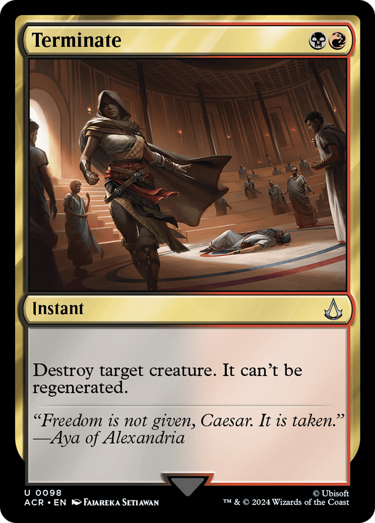 Terminate (98) [Assassin's Creed] foil - Deck Out Gaming