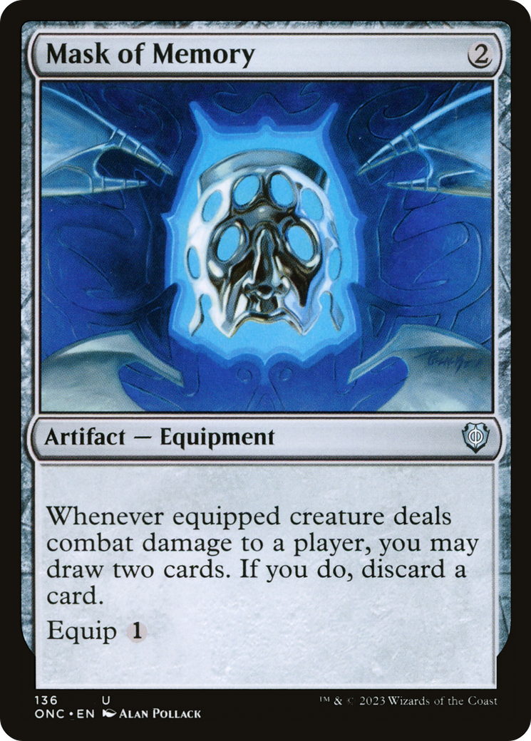 Mask of Memory (136) [Commander: Phyrexia: All Will Be One] - Deck Out Gaming