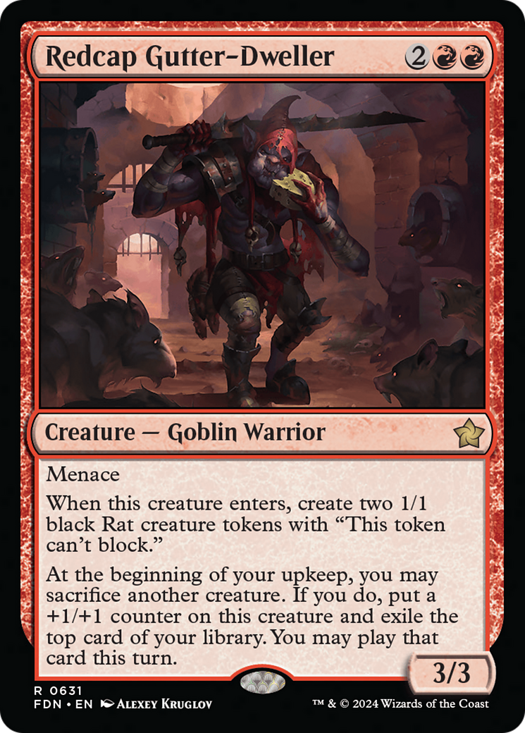 Redcap Gutter-Dweller (631) [Foundations] - Deck Out Gaming