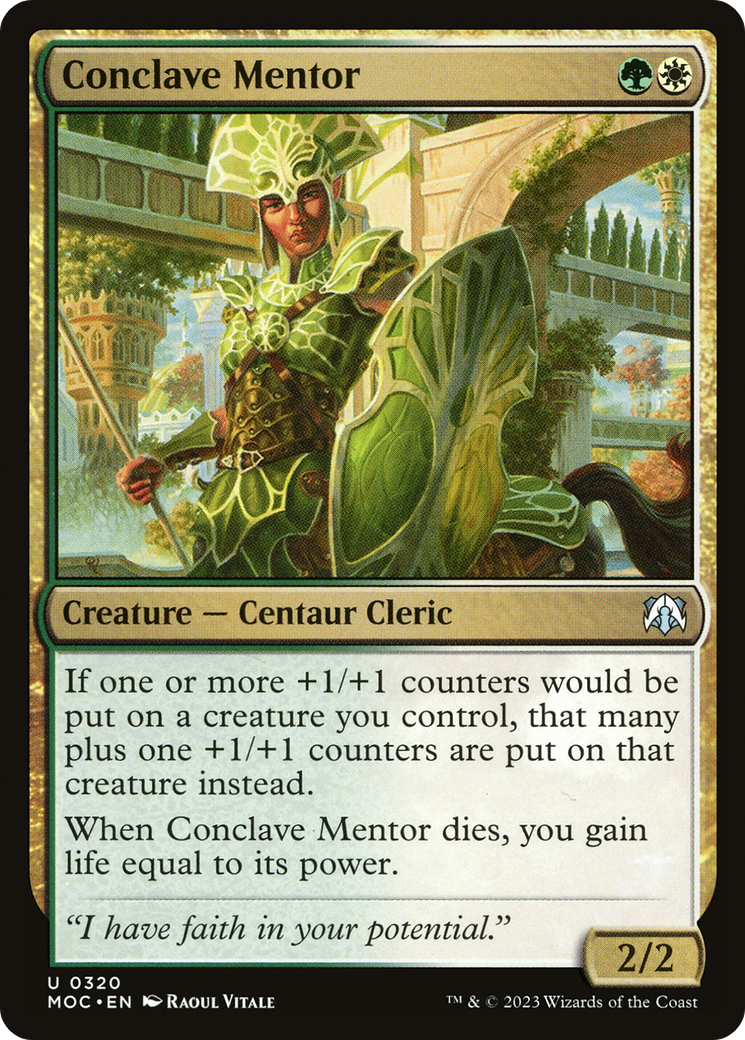 Conclave Mentor (320) [March of the Machine Commander] - Deck Out Gaming