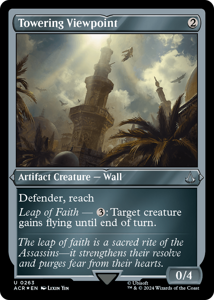 Towering Viewpoint (263) [Assassin's Creed] etched - Deck Out Gaming