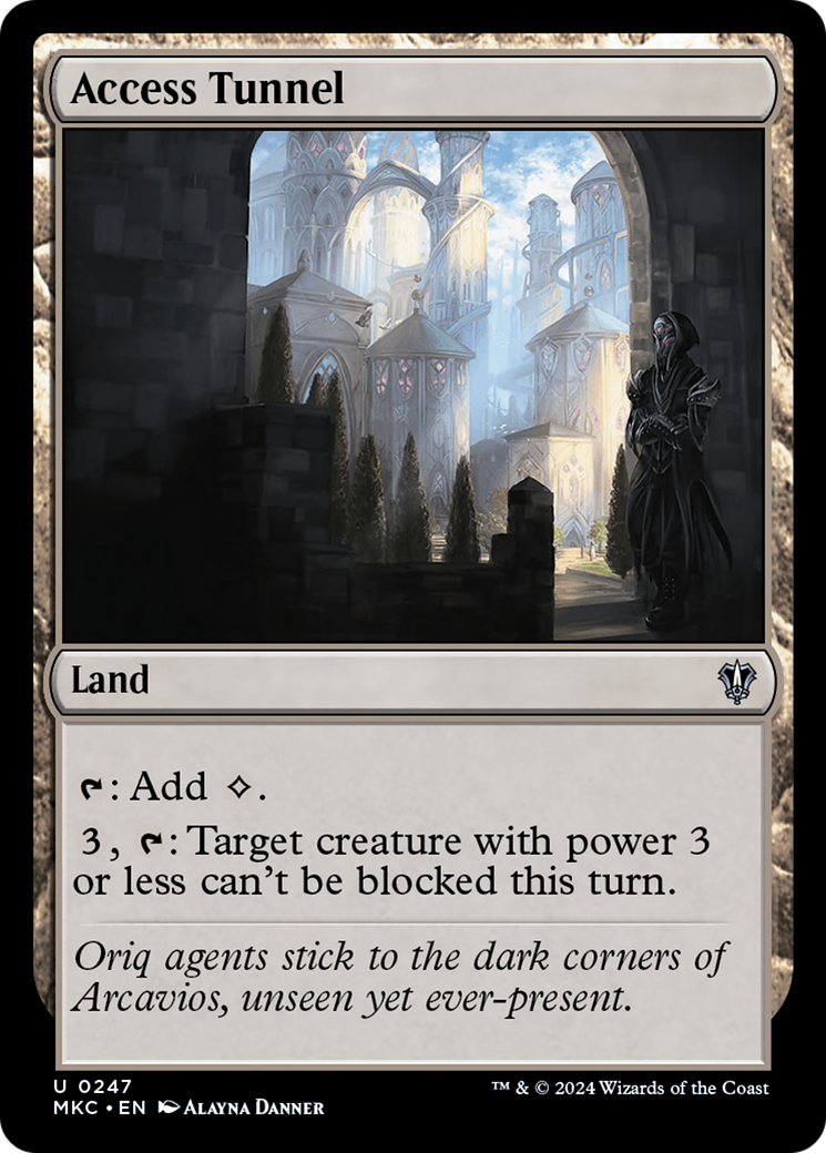 Access Tunnel (247) [Murders at Karlov Manor Commander] - Deck Out Gaming