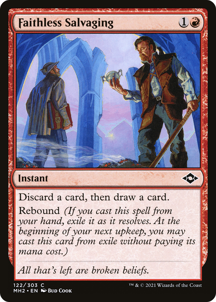 Faithless Salvaging (122) [Modern Horizons 2] foil - Deck Out Gaming