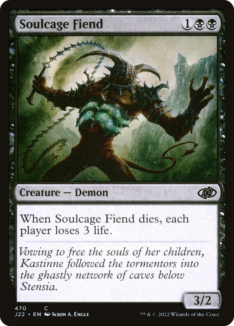 Soulcage Fiend (470) [Jumpstart 2022] - Deck Out Gaming