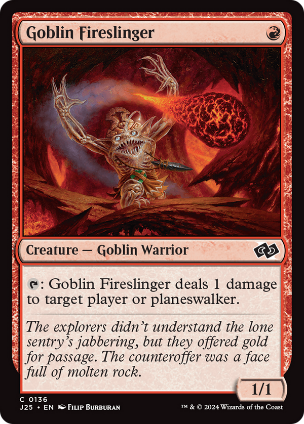 Goblin Fireslinger (136) [Foundations Jumpstart] - Deck Out Gaming