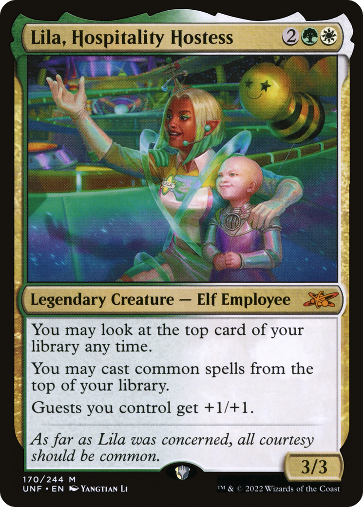 Lila, Hospitality Hostess (170) [Unfinity] - Deck Out Gaming