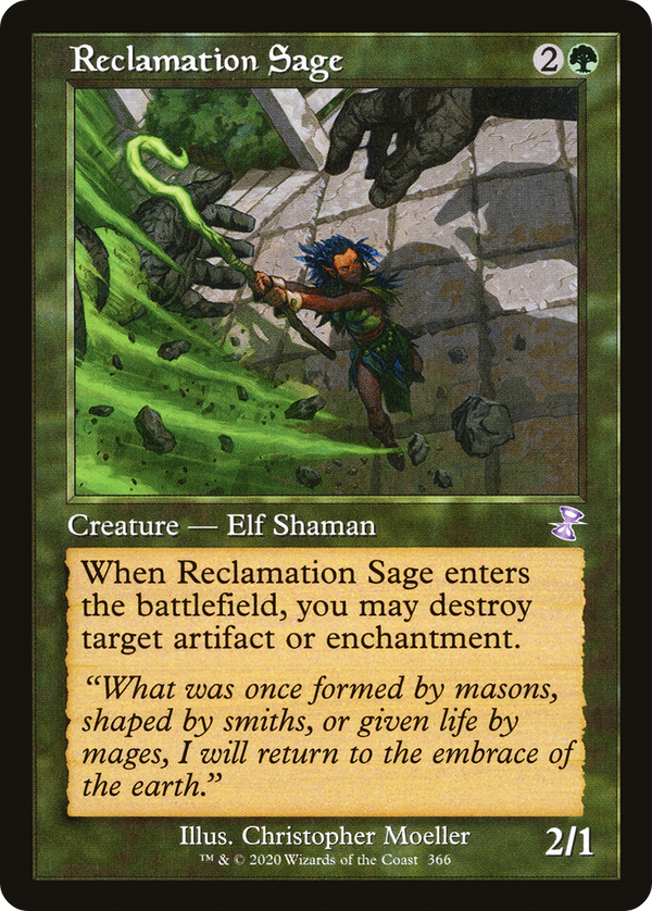 Reclamation Sage (366) [Time Spiral: Remastered] - Deck Out Gaming
