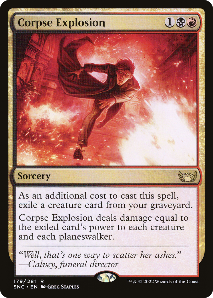 Corpse Explosion (179) [Streets of New Capenna] foil - Deck Out Gaming