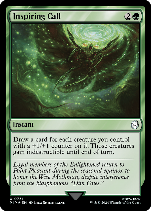 Inspiring Call (Surge Foil) (731) [Fallout] foil - Deck Out Gaming
