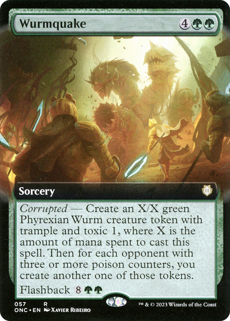 Wurmquake (Extended Art) (57) [Commander: Phyrexia: All Will Be One] - Deck Out Gaming