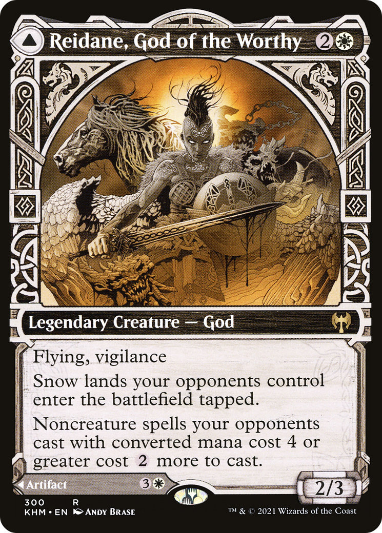 Reidane, God of the Worthy (Showcase) (300) [Kaldheim] foil - Deck Out Gaming