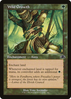Wild Growth (Retro Frame) (352) [Dominaria Remastered] - Deck Out Gaming