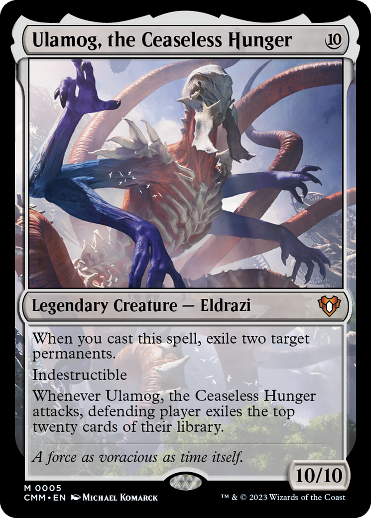 Ulamog, the Ceaseless Hunger (5) [Commander Masters] - Deck Out Gaming