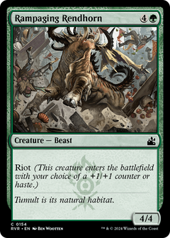 Rampaging Rendhorn (154) [Ravnica Remastered] foil - Deck Out Gaming