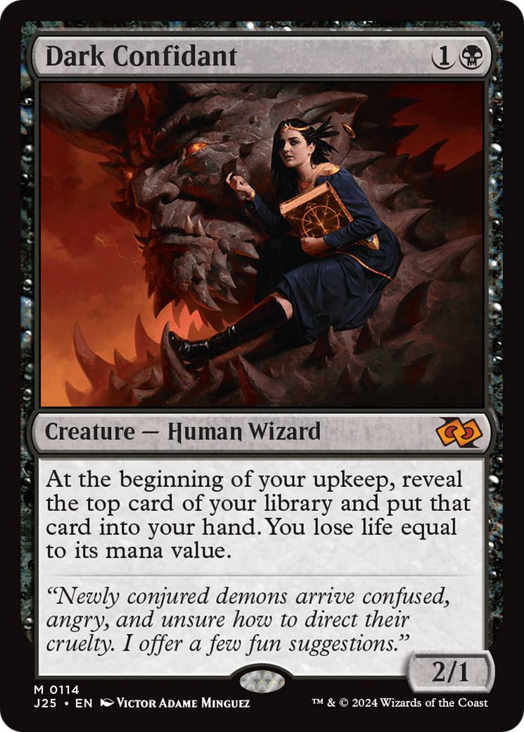 Dark Confidant (114) [Foundations Jumpstart] - Deck Out Gaming