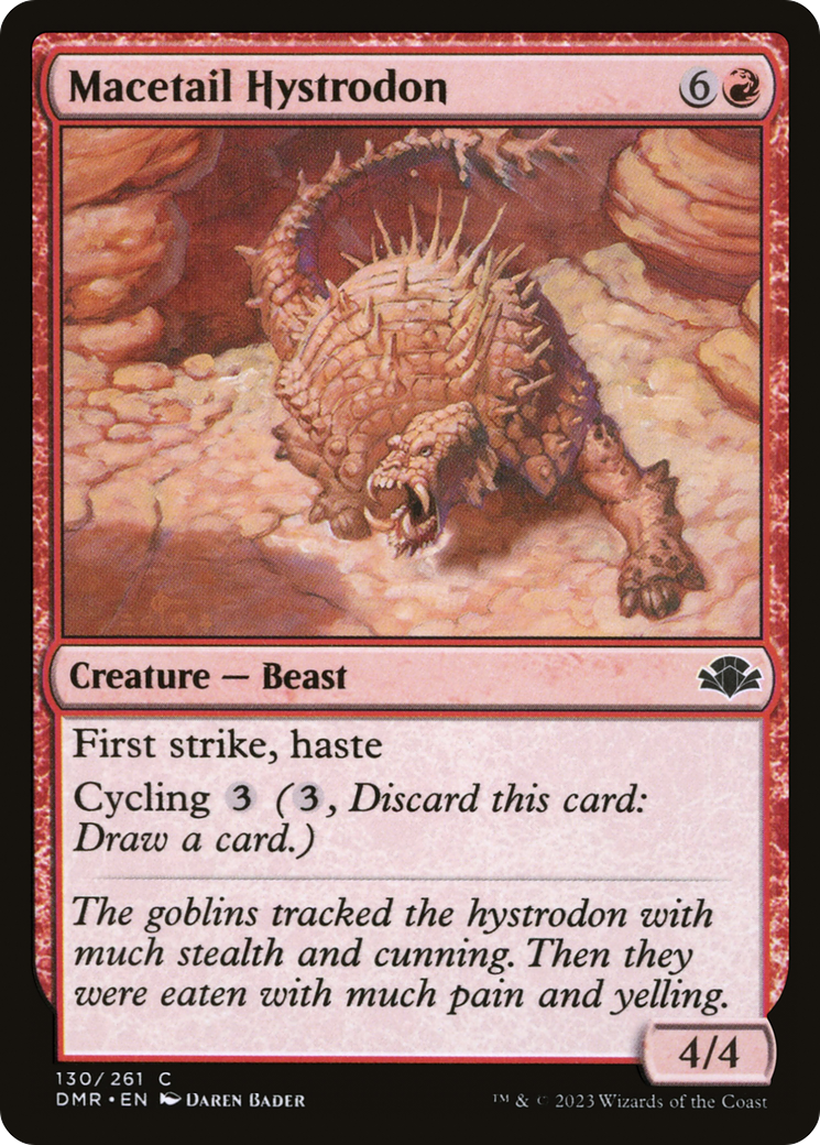 Macetail Hystrodon (130) [Dominaria Remastered] foil - Deck Out Gaming