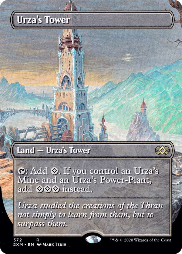 Urza's Tower (Borderless) (372) [Double Masters] - Deck Out Gaming
