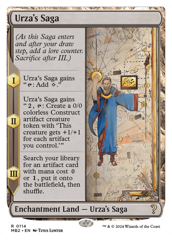 Urza's Saga (White Border) (114) [Mystery Booster 2] - Deck Out Gaming