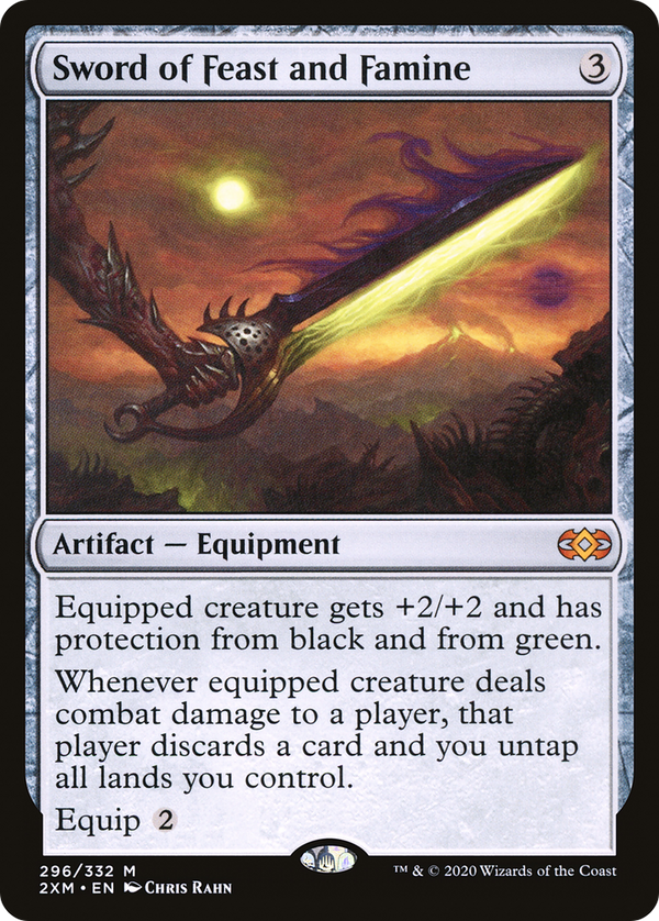 Sword of Feast and Famine (296) [Double Masters] - Deck Out Gaming