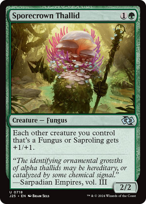Sporecrown Thallid (718) [Foundations Jumpstart] - Deck Out Gaming