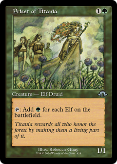Priest of Titania (Retro Frame) (428) [Modern Horizons 3] - Deck Out Gaming