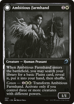 Ambitious Farmhand (2) [Innistrad: Double Feature] - Deck Out Gaming