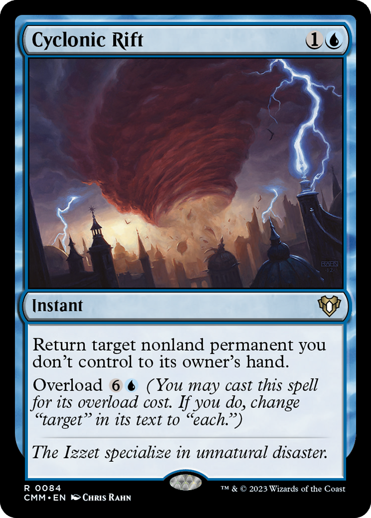Cyclonic Rift (84) [Commander Masters] foil - Deck Out Gaming