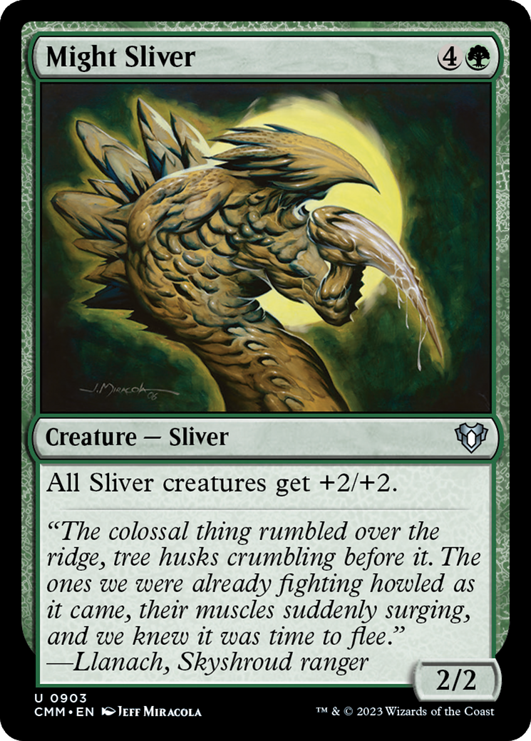 Might Sliver (903) [Commander Masters] - Deck Out Gaming