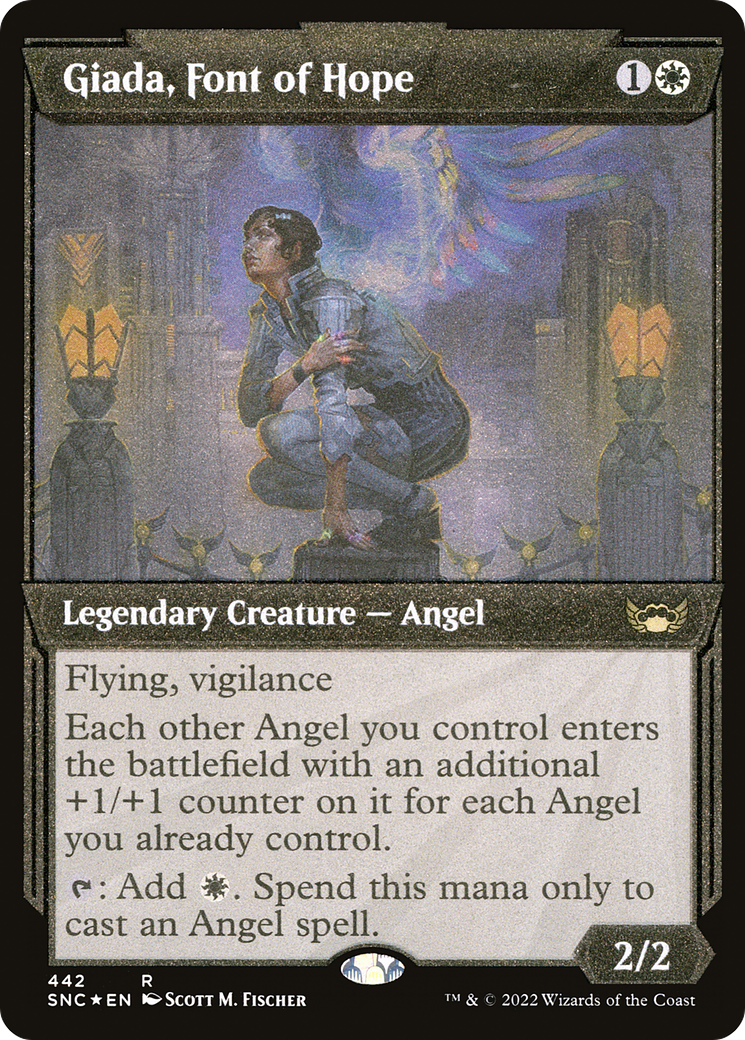 Giada, Font of Hope (Showcase) (Foil Etched) (442) [Streets of New Capenna] foil - Deck Out Gaming