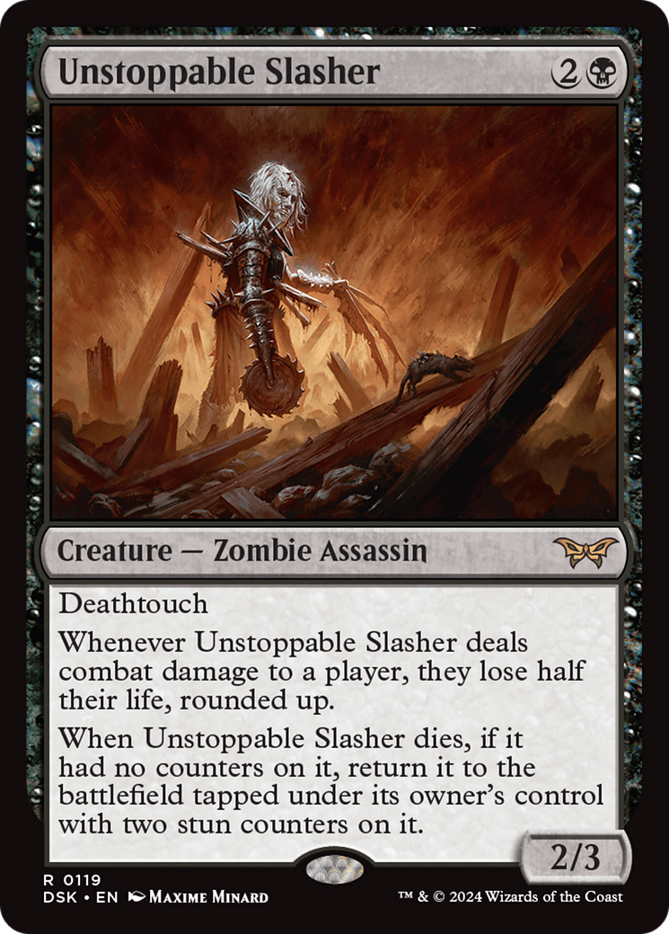 Unstoppable Slasher (0119) (119) [Duskmourn: House of Horror] - Deck Out Gaming