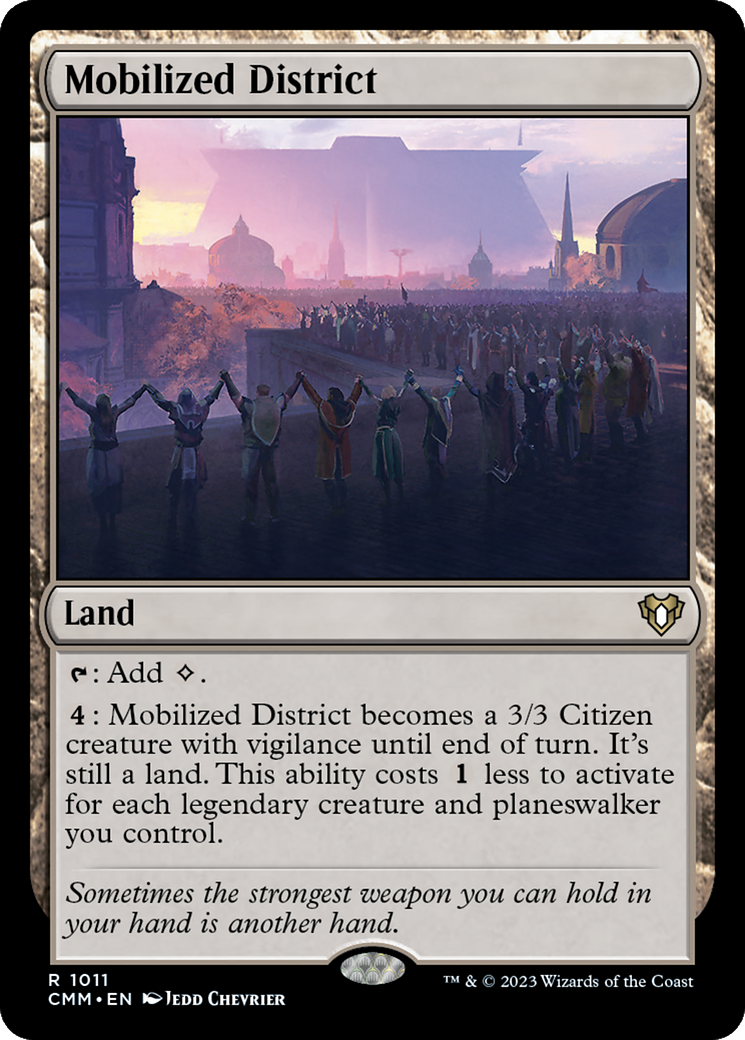 Mobilized District (1011) [Commander Masters] - Deck Out Gaming
