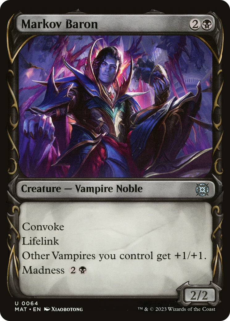 Markov Baron (Showcase) (64) [March of the Machine: The Aftermath] foil - Deck Out Gaming