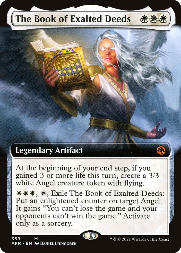 The Book of Exalted Deeds (Extended Art) (359) [Adventures in the Forgotten Realms] - Deck Out Gaming