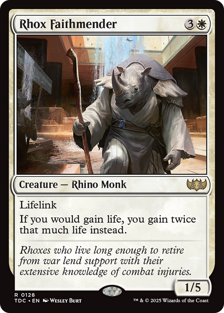 Rhox Faithmender (128) [Commander: Tarkir: Dragonstorm] - Deck Out Gaming