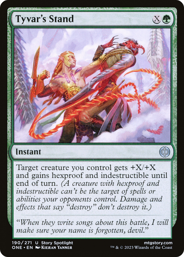 Tyvar's Stand (190) [Phyrexia: All Will Be One] foil - Deck Out Gaming