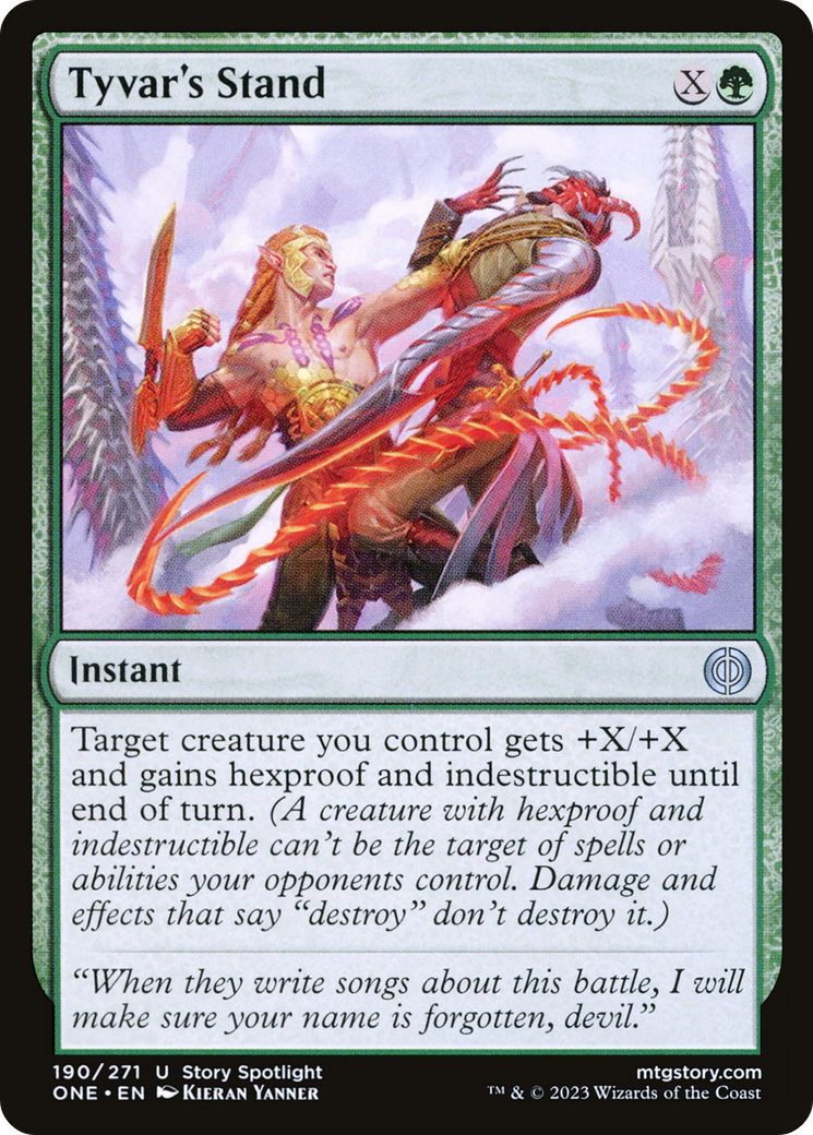 Tyvar's Stand (190) [Phyrexia: All Will Be One] foil - Deck Out Gaming