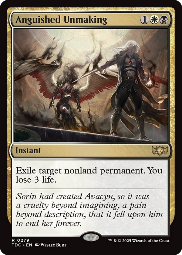 Anguished Unmaking (279) [Commander: Tarkir: Dragonstorm] - Deck Out Gaming