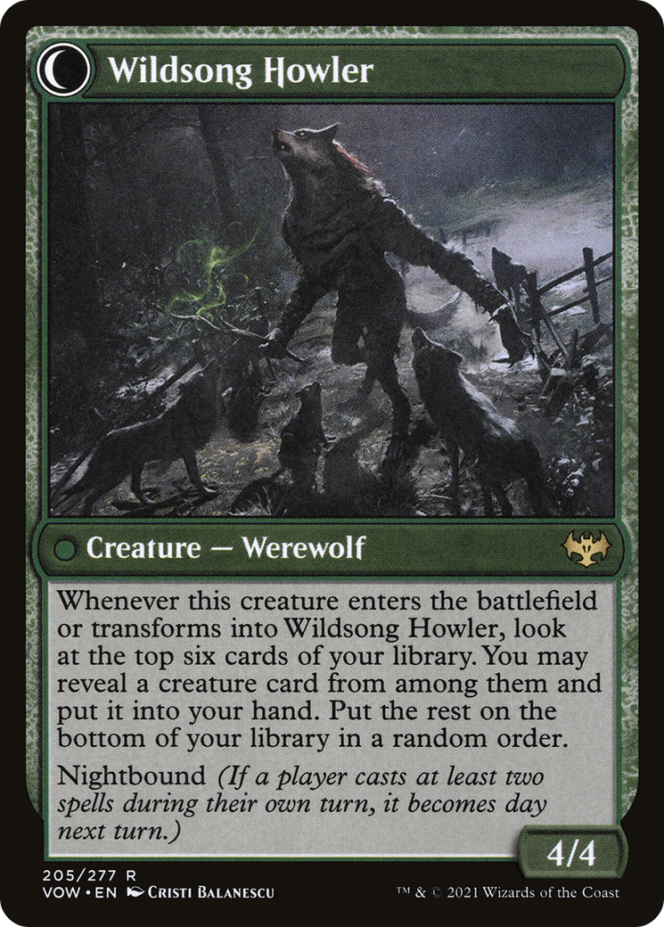 Howlpack Piper (205) [Innistrad: Crimson Vow] foil - Deck Out Gaming