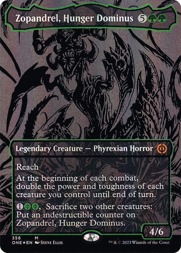 Zopandrel, Hunger Dominus (356) [Phyrexia: All Will Be One] foil - Deck Out Gaming