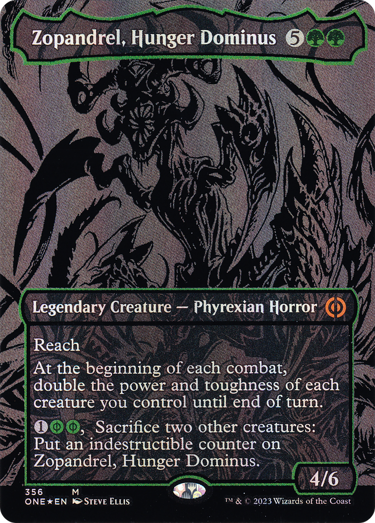 Zopandrel, Hunger Dominus (356) [Phyrexia: All Will Be One] foil - Deck Out Gaming