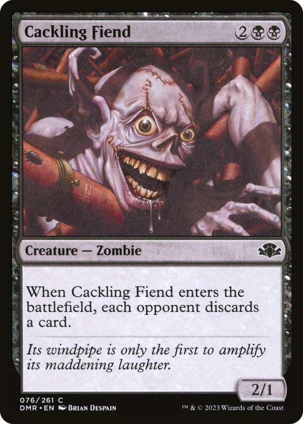 Cackling Fiend (76) [Dominaria Remastered] - Deck Out Gaming