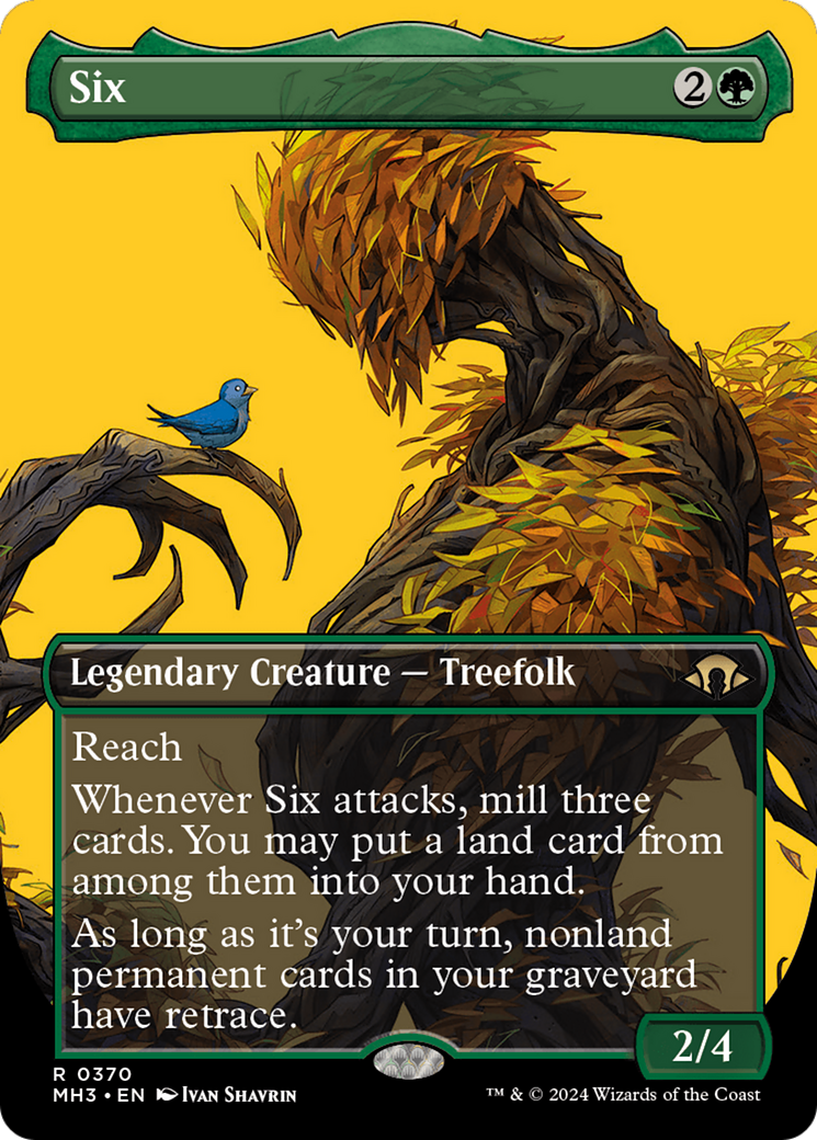 Six (Borderless) (370) [Modern Horizons 3] foil - Deck Out Gaming
