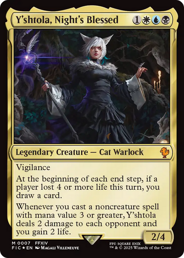 Y'shtola, Night's Blessed (7) [Commander: FINAL FANTASY] foil - Deck Out Gaming
